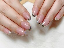 08ネイル(08 nail＆school)/ガラスフレンチ☆