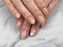 ネイルアトリエルカ(nail atelier LUCA)/M-116 大人上品ニュアンスネイル