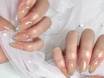 ネイルネージュ 錦糸町(Nail Neige)/ガラスフレンチ/フレンチネイル