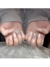 ちゅるちゅるキルティングネイル