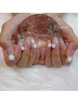 リワード(Reward.)/薔薇ネイル