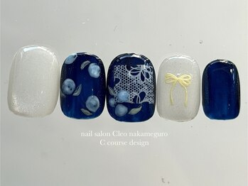 マグネット×レースネイル