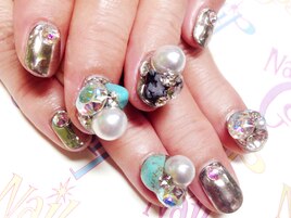 byKitty ミラー×ビジュー