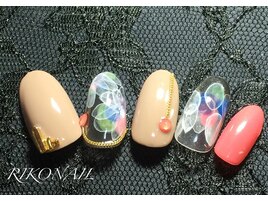 シースルー×フラワー