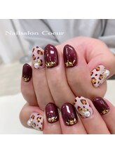 ネイルサロン クール(Nailsalon Coeur)/ヒョウ柄ネイル