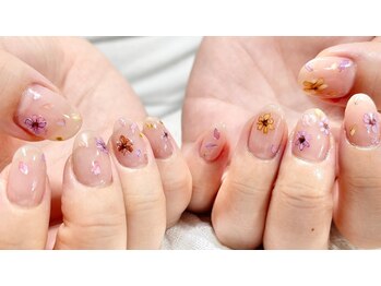 ネイル シスター(nail sister)/手描きフラワー