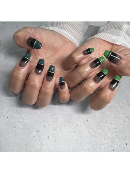 スイートネイル(SWEET NAIL)/リング×個性派ネイル
