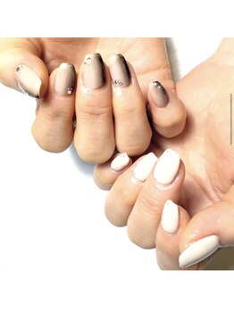 フレイムス アイラッシュ アンド ネイル(FRAMES)/ニュアンス×グラデーション