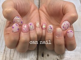 押し花ネイル♪