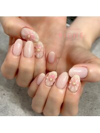 オフィスにも！ぷっくりフラワー