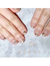 リーベスト 四条畷店(REBEST)/ラメグラデーション