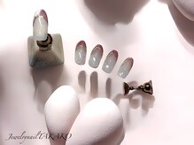 ジュエリーネイル タカコ(Jewelry nail TAKAKO)/マグネットフレンチ