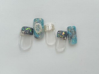 ヴィエント ネイル アイラッシュ サロン(Viento Nail Eyelash Salon)/マーブルビジュー初回¥7800