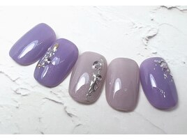 ワンカラー／ラメ／シンプル