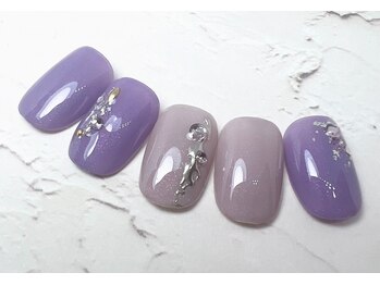 ワンカラー／ラメ／シンプル