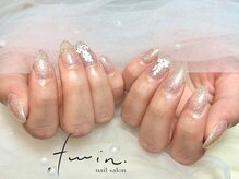 ツインネイル 塩釜口店(twin.nail)/ダイヤモンドフラッシュ