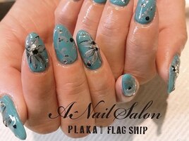 21/2/20　フラワーnail