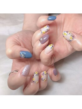 ネイルルーム オルポノ(Olupono)/マリメッコ風ネイル