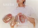 【葉柄ネイル】