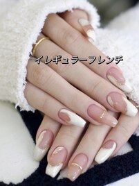 イレギュラーフレンチネイル