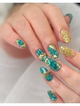 シュエット(Chouette)/#大理石ネイル