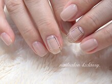 アンドクラッシィ(&classy.)/シアーチェックネイル/定額