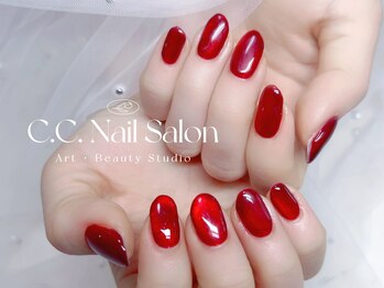 シーシーネイルサロン 池袋(C.C.Nail salon)/マグネットネイル　¥6500