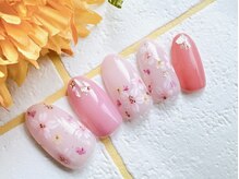 アミネイルズ(AmiNails)/桜ネイル♪