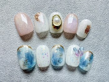 エムズサロン(M's Salon.)の写真/日常を彩るシンプルかつ美しい定額デザイン多数!浦安2分&21時迄☆デザイン力抜群★[写真:上下¥9900]