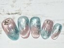 8月定額ネイル