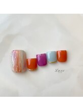 ネイルサロンリュクス (nailsalon Luxe)/カラフルニュアンス♪