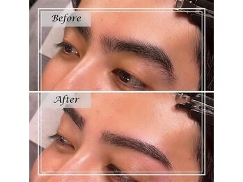 ロミオ(Romeo)の写真/≪千葉駅徒歩2分の駅近salon♪≫メンズ眉毛を中心に、お顔の印象がUPするメニュー多数◎