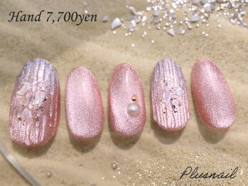 プラスネイル 北千住東口店(PLUS NAIL)/(3520)マグネット×ぷっくり