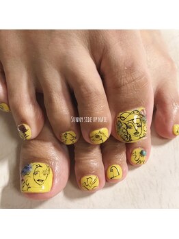 サニーサイドアップ ネイル(Sunny SideUp nail)/Inspired by picasso.