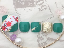 お正月ネイル(フット)