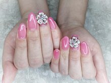 プリズム(PRISM)/スワロフスキーキラキラネイル