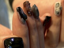 ブラック　ニュアンス