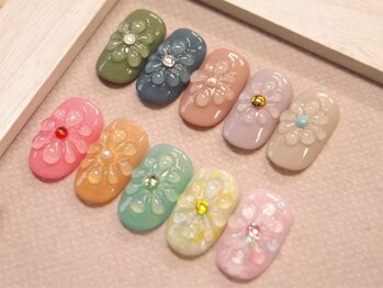 スワロンネイル(SWALLON NAIL)/大人気のドロップフラワー