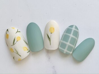 ラテネイル(Latte Nail)/spring &nbsp;Design