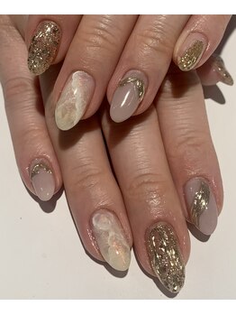 カラン 焼津店(CALIN)/綺麗めニュアンスネイル