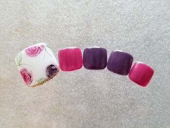 ネイルフロンティア 吉祥寺(NAIL FRONTIER)/ローズバイカラー¥8980~