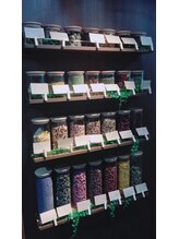 サロンリボーン/ハーブティーの種類も豊富♪