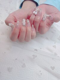マグネット＆ガリードットネイル