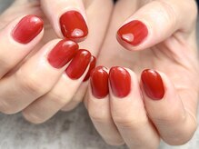 マニネイルケア なんば店(maninail CARE)/ボルドーワンカラー