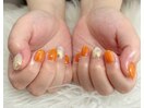 ひまわりネイル