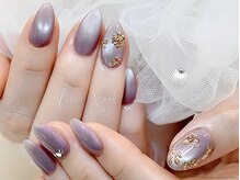 レリーネイル/お花☆フラワーマグネットネイル