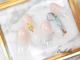 (862)天然石ネイル