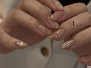 アイネイルズ 吉祥寺店(I nails)/ピンクちゅるんマグネットネイル