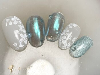 なちゅらる 苫小牧/お花/氷/夏/雫