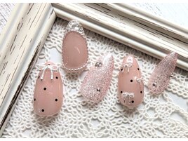 ワンホンリボンネイル